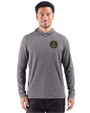 Atlanta United FC - Cutter & Buck Adapt Recycled Soft Knit Stripe Mens Big & Tall Hooded Pullover Black Heather Front