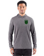 Austin FC - Cutter & Buck Adapt Recycled Soft Knit Stripe Mens Big & Tall Hooded Pullover Black Heather Front