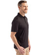 Cutter & Buck Coastline Recycled Double Peached Mens Big & Tall Polo Black Side