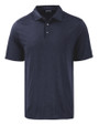Cutter & Buck Coastline Recycled Double Peached Mens Big & Tall Polo Navy Blue Mannequin