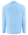 Cutter & Buck Coastline Recycled Double Peached Mens Big & Tall Quarter Zip Pullover Atlas Light Blue Mannequin Back