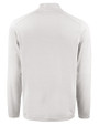 Cutter & Buck Coastline Recycled Double Peached Mens Big & Tall Quarter Zip Pullover CONCRETE Mannequin Back