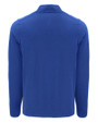 Cutter & Buck Coastline Recycled Double Peached Mens Big & Tall Quarter Zip Pullover Tour Blue Mannequin Back