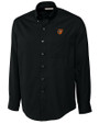 Baltimore Orioles Cutter & Buck Epic Easy Care Fine Twill Mens Big and Tall Dress Shirt Black Mannequin