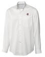 Chicago Cubs Cutter & Buck Epic Easy Care Fine Twill Mens Big and Tall Dress Shirt White Mannequin