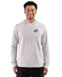 Texas El Paso Miners Cutter & Buck Adapt Recycled Soft Knit Stripe Mens Hooded Pullover Polished Heather/White Front