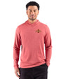 Iowa State Cyclones Cutter & Buck Adapt Recycled Soft Knit Stripe Mens Hooded Pullover Cardinal Red Heather Front
