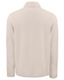 New York Yankees Cutter & Buck Woodland Recycled Fleece Mens Snap Pullover Wheat Mannequin Back