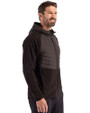 Chicago Cubs Cutter & Buck Woodland Epic Versatility Recycled Insulated Fleece Mens Full Zip Jacket Black Side