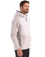 San Diego Padres Cutter & Buck Woodland Epic Versatility Recycled Insulated Fleece Mens Full Zip Jacket Solitaire Side