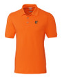 Baltimore Orioles Cutter & Buck Advantage Eco Tri-Blend Pique Mens Polo Orange Burst Mannequin