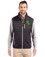 Chicago White Sox Cutter & Buck Rainier PrimaLoft® Mens Eco Insulated Full Zip Puffer Vest Black Front