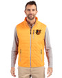 Baltimore Orioles Cutter & Buck Rainier PrimaLoft® Mens Eco Insulated Full Zip Puffer Vest Satsuma Front