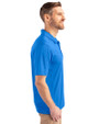 Los Angeles Dodgers Cutter & Buck Prospect Eco Textured Stretch Recycled Mens Short Sleeve Polo Digital Side