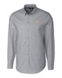 Houston Astros Cutter & Buck Stretch Oxford Mens Long Sleeve Dress Shirt Charcoal Mannequin