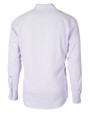 Colorado Rockies Cutter & Buck Versatech Tattersall Stretch Mens Long Sleeve Dress Shirt College Purple Mannequin Back