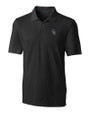 Colorado Rockies Cutter & Buck Forge Stretch Mens Polo Black Mannequin