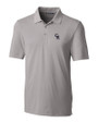 Colorado Rockies Cutter & Buck Forge Stretch Mens Polo Polished Medium Gray Mannequin