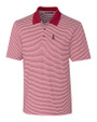 Los Angeles Angels Cutter & Buck Forge Tonal Stripe Stretch Mens Polo Chutney Mannequin