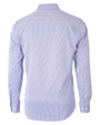 Colorado Rockies Cutter & Buck Versatech Pinstripe Stretch Mens Long Sleeve Dress Shirt College Purple Mannequin Back