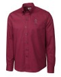 Los Angeles Angels Cutter & Buck Epic Easy Care Nailshead Mens Long Sleeve Dress Shirt Chutney Mannequin