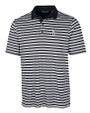 Los Angeles Dodgers Cutter & Buck Big & Tall Forge Polo Multi Stripe Black Mannequin