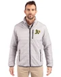 Athletics Cutter & Buck Rainier PrimaLoft®  Mens Big and Tall Eco Insulated Puffer Jacket Polished Medium Gray Front