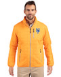 New York Mets Cutter & Buck Rainier PrimaLoft®  Mens Big and Tall Eco Insulated Puffer Jacket Satsuma Front