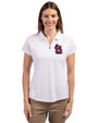 St. Louis Cardinals- Cutter & Buck Forge Stretch Womens Short Sleeve Polo White Front