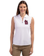 St. Louis Cardinals- Cutter & Buck Forge Stretch Womens Sleeveless Polo White Front