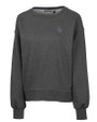 Colorado Rockies Cutter & Buck Saturday Cotton Blend Womens Crew Neck Sweatshirt Charcoal Heather Mannequin