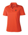San Francisco Giants Cutter & Buck Genre Textured Solid Womens Polo College Orange Mannequin