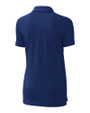 Tampa Bay Rays Cutter & Buck Advantage Eco Tri-Blend Pique Womens Polo Indigo Mannequin Back