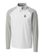 Los Angeles Angels Cutter & Buck Response Lightweight Hybrid Quarter Zip Mens Pullover Windbreaker White Mannequin