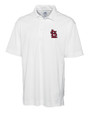 St. Louis Cardinals- Cutter & Buck Genre Textured Solid Mens Polo White Mannequin