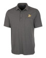 Athletics Cutter & Buck Advantage Tri-Blend Jersey Mens Pocket Polo Elemental Grey Heather Mannequin