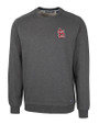 St. Louis Cardinals- Cutter & Buck Saturday Cotton Blend Mens Crew Neck Sweatshirt Charcoal Heather Mannequin