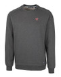 Washington Nationals Cutter & Buck Saturday Cotton Blend Mens Crew Neck Sweatshirt Charcoal Heather Mannequin