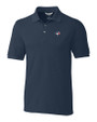 Toronto Blue Jays Cutter & Buck Advantage Eco Tri-Blend Pique Mens Polo Liberty Navy Mannequin