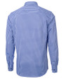 Toronto Blue Jays Cutter & Buck Versatech Multi Check Stretch Mens Long Sleeve Dress Shirt Tour Blue Mannequin Back
