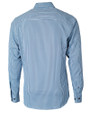 Tampa Bay Rays Cutter & Buck Versatech Multi Check Stretch Mens Long Sleeve Dress Shirt Atlas Light Blue Mannequin Back