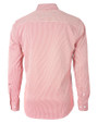 St. Louis Cardinals- Cutter & Buck Versatech Pinstripe Stretch Mens Long Sleeve Dress Shirt Red Mannequin Back