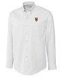 New York Mets Cutter & Buck Epic Easy Care Nailshead Mens Long Sleeve Dress Shirt White Mannequin