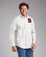 St. Louis Cardinals- Cutter & Buck Epic Easy Care Fine Twill Mens Long Sleeve Dress Shirt White Front