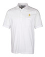 Pittsburgh Pirates Cutter & Buck Advantage Tri-Blend Jersey Mens Big and Tall Pocket Polo White Mannequin