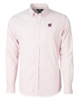 Washington Nationals Cutter & Buck Versatech Tattersall Stretch Mens Big and Tall Dress Shirt Red Mannequin