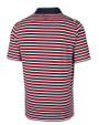 St. Louis Cardinals- Cutter & Buck Big & Tall Forge Polo Multi Stripe Cardinal Red Mannequin Back