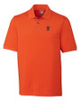 San Francisco Giants Cutter & Buck Advantage Eco Tri-Blend Pique Mens Big and Tall Polo College Orange Mannequin