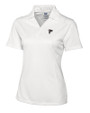 Atlanta Falcons Cutter & Buck Genre Textured Solid Womens Polo White Mannequin