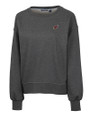 Arizona Cardinals Cutter & Buck Saturday Cotton Blend Womens Crew Neck Sweatshirt Charcoal Heather Mannequin